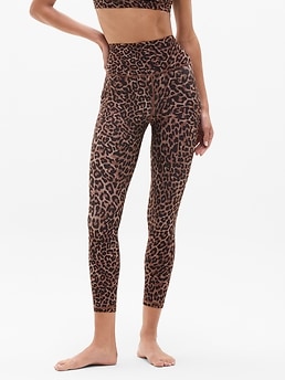 Salutation Stash High Rise 7/8 Legging - Brown - image 2