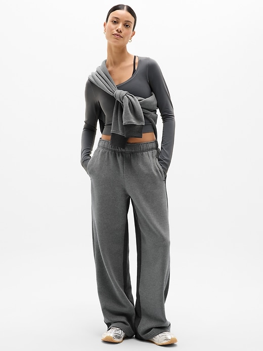 Image number 1 showing, Forever Fleece Wide Leg