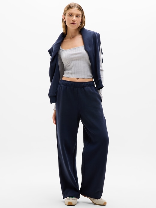 Image number 1 showing, Forever Fleece Wide Leg