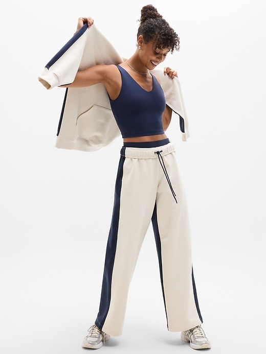 Image number 1 showing, Forever Fleece Wide Leg