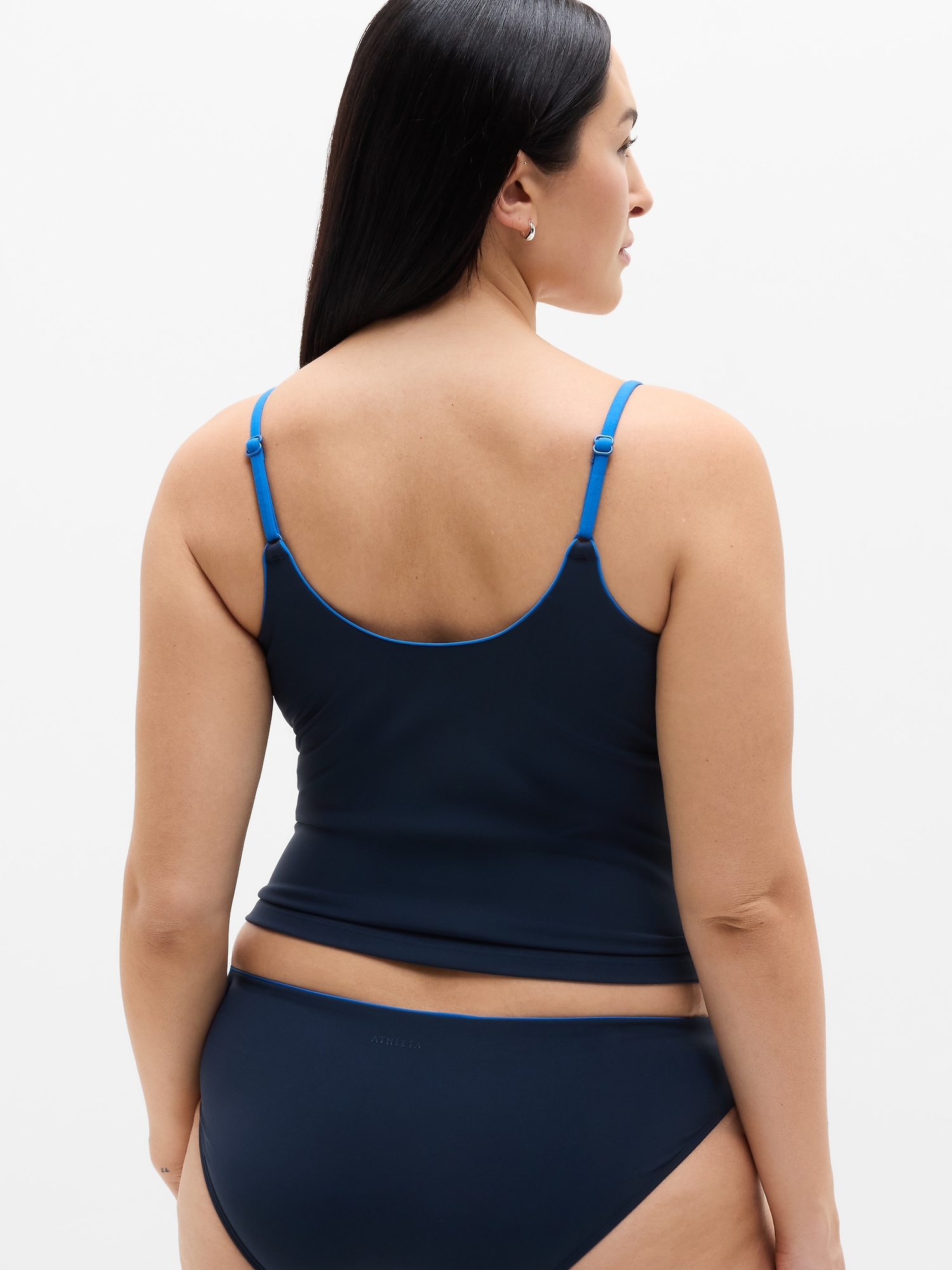 Scoop Tipped Tankini A-C