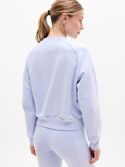 Forever Fleece Relaxed Crew Sweatshirt - Blue - image 3