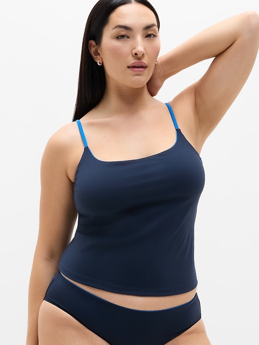 Image number 4 showing, Scoop Tipped Tankini A-C