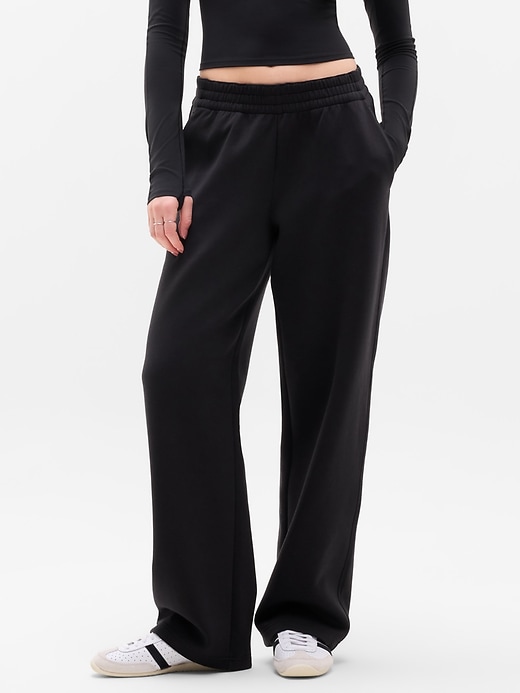 Image number 1 showing, Form Knit Mid Rise Straight Pant