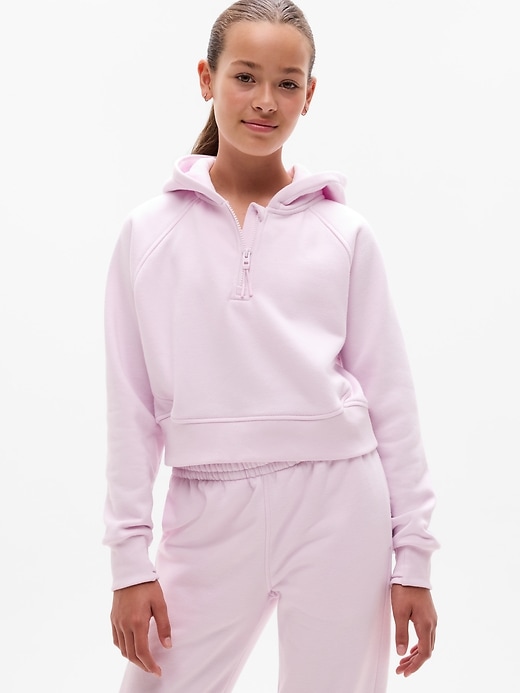 Image number 1 showing, Athleta Girl All Day Half Zip Hoodie