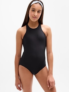 Athleta Girl High Neck One Piece