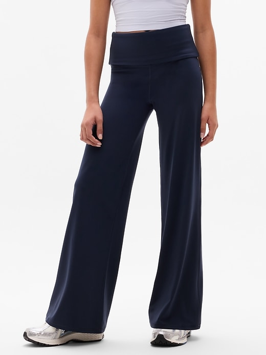 Image number 1 showing, Athleta Girl Chit Chat Roll Waistband Puddle Pant