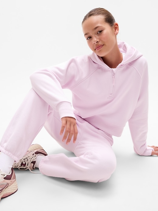 Image number 2 showing, Athleta Girl All Day Half Zip Hoodie