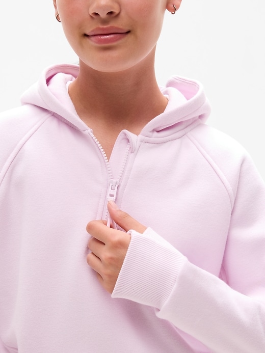 Image number 4 showing, Athleta Girl All Day Half Zip Hoodie