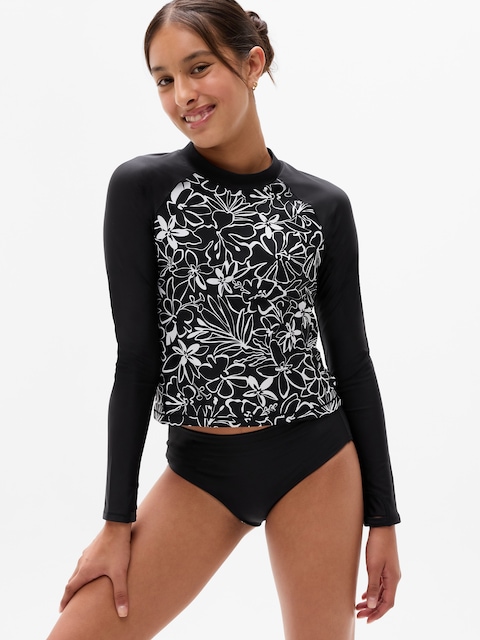 Athleta Girl Mock Neck Rashguard