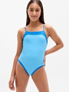 Athleta Girl Adjustable Square Neck One Piece