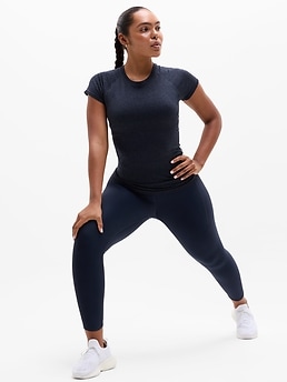 Momentum Seamless Tee - Blue - image 4