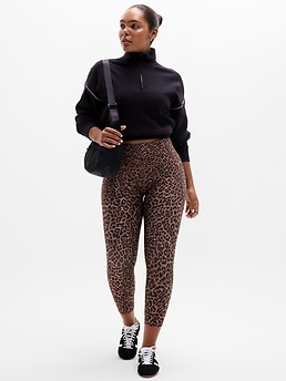 Salutation Stash High Rise 7/8 Legging - Brown - image 4
