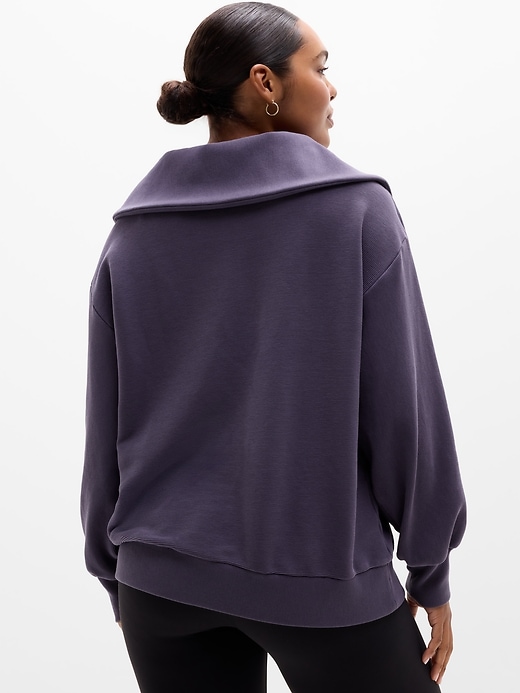 Image number 7 showing, Ottoman Rib 1/4 Zip Sweatshirt