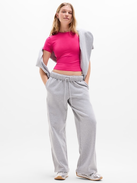 Image number 3 showing, Signature Rib Crop Tee