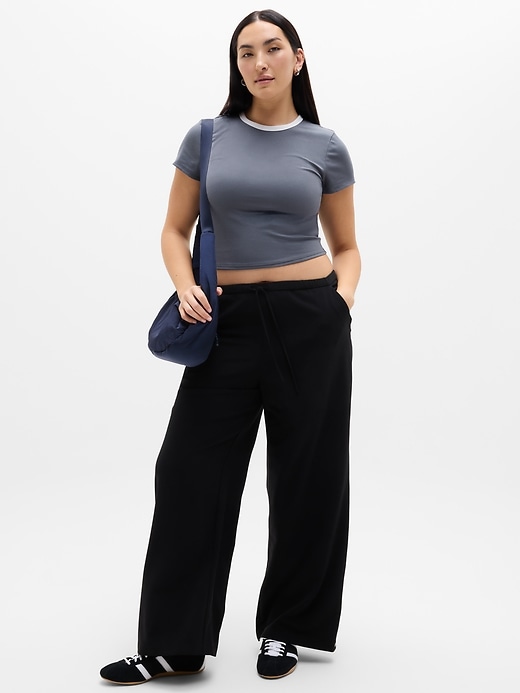 Image number 2 showing, Signature Rib Crop Tee