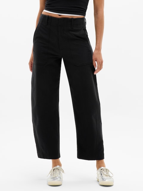 Skyline High Rise Barrel Leg Pant