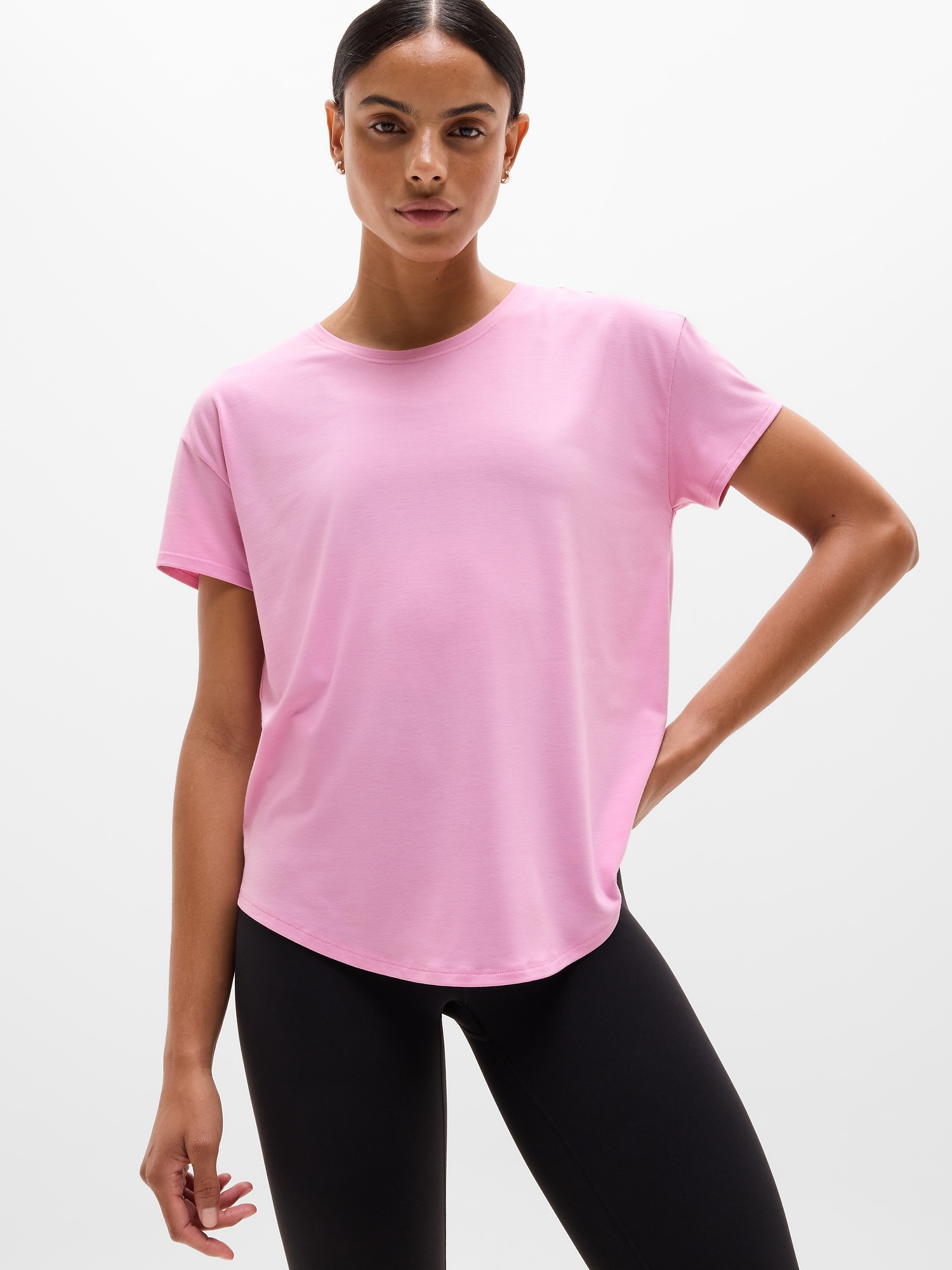 Move With Ease Tee - Pink
