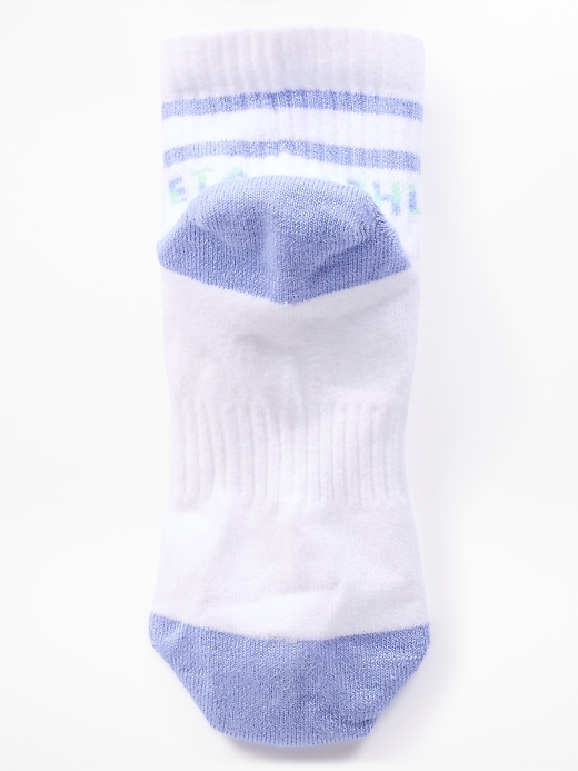 Image number 2 showing, Athleta Girl Everyday Quarter Crew Sock 3-Pack