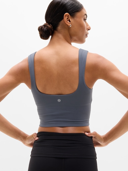 Image number 3 showing, Transcend Square Neck Crop Sports Bra A-C