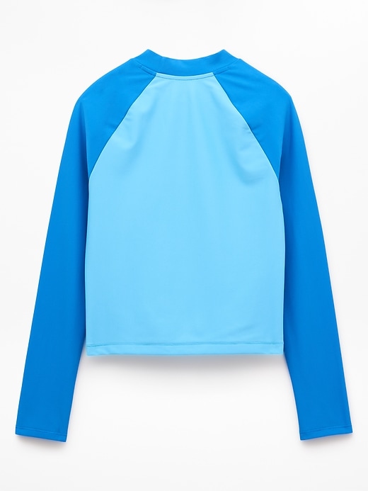 Image number 3 showing, Athleta Girl Mock Neck Rashguard