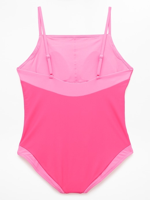 Image number 4 showing, Athleta Girl Adjustable Square Neck One Piece
