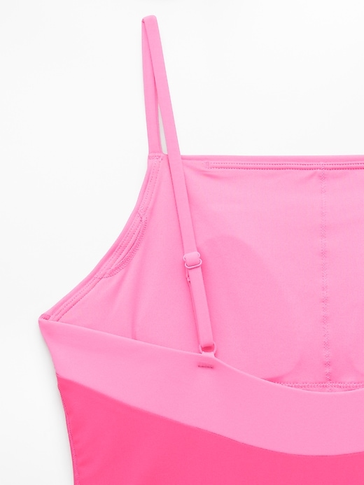 Image number 3 showing, Athleta Girl Adjustable Square Neck One Piece