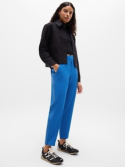 Brooklyn Mid Rise Ankle Pant - Blue - image 2