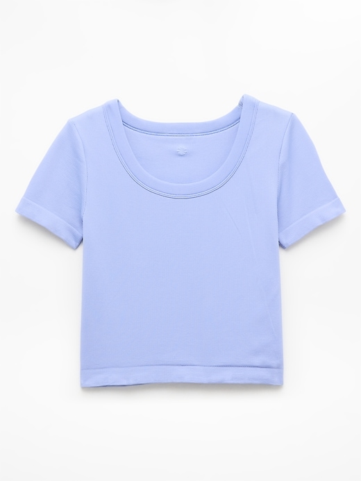 Image number 5 showing, Athleta Girl Rise Above Rib Scoop Tee