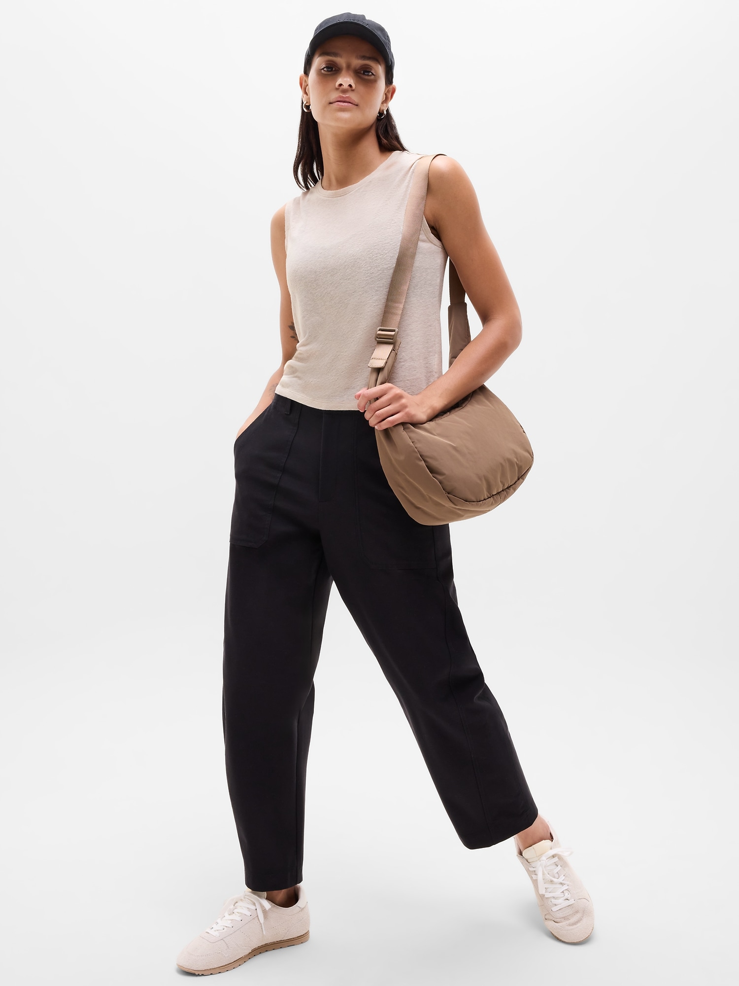 Getaway Linen Blend Muscle Tank