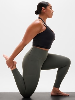 Salutation Stash High Rise Legging - Green - image 4