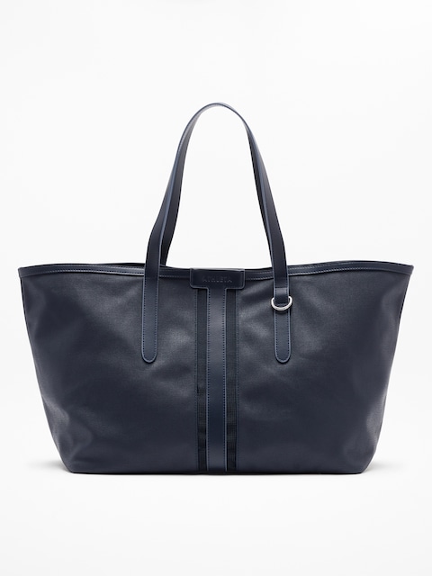 Coated Canvas Carry All Tote