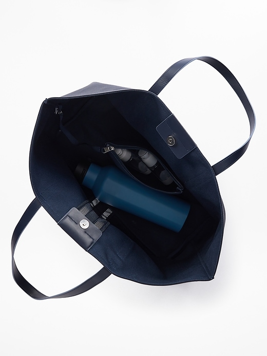 Image number 3 showing, Coated Canvas Carry All Tote