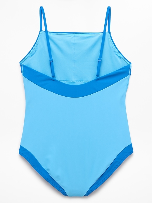 Image number 4 showing, Athleta Girl Adjustable Square Neck One Piece