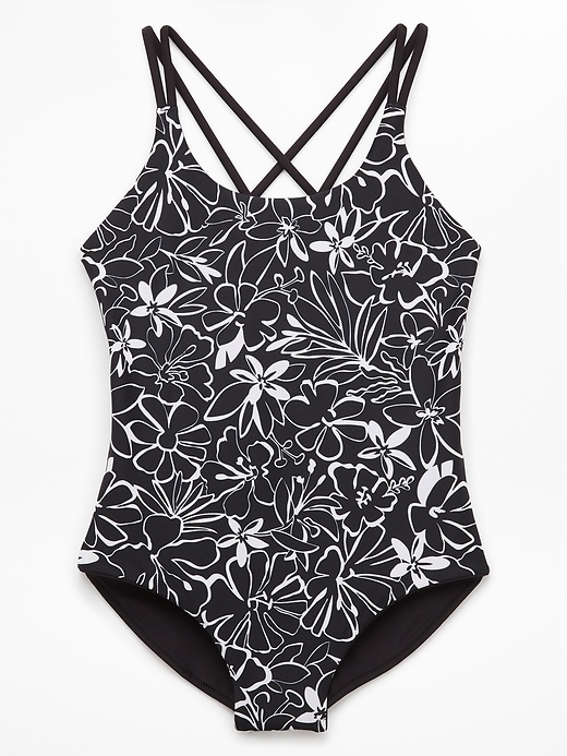 Image number 2 showing, Athleta Girl Reversible Strappy One Piece