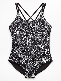 Image number 2 showing, Athleta Girl Reversible Strappy One Piece