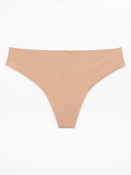 Image number 6 showing, Sleek Form No Show Thong Underwear 3-Pack