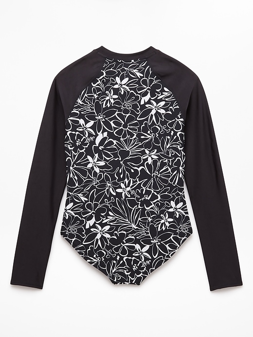 Image number 4 showing, Athleta Girl Rashguard One Piece Swimsuit