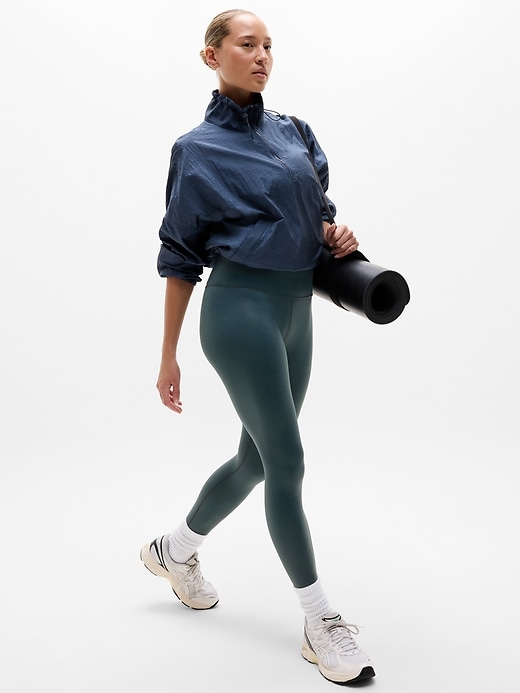 Image number 5 showing, Elation High Rise Matte Foil Shine 7/8 Legging