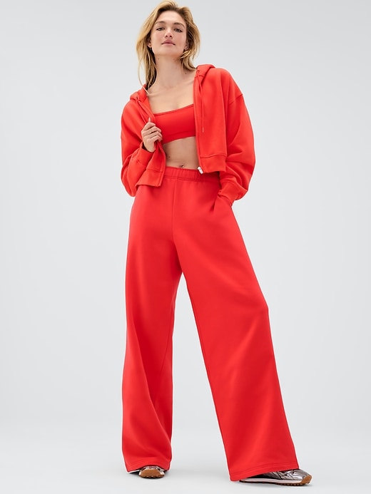 Image number 1 showing, Forever Fleece Wide Leg