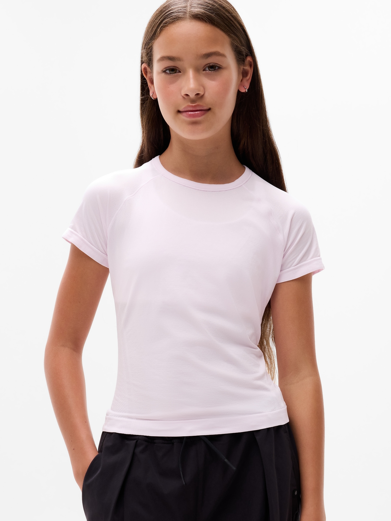 Athleta Girl Power Up Sport Length Tee