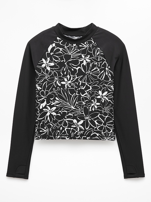 Image number 2 showing, Athleta Girl Mock Neck Rashguard