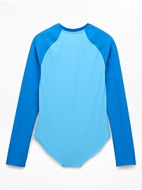 Image number 3 showing, Athleta Girl Rashguard One Piece Swimsuit