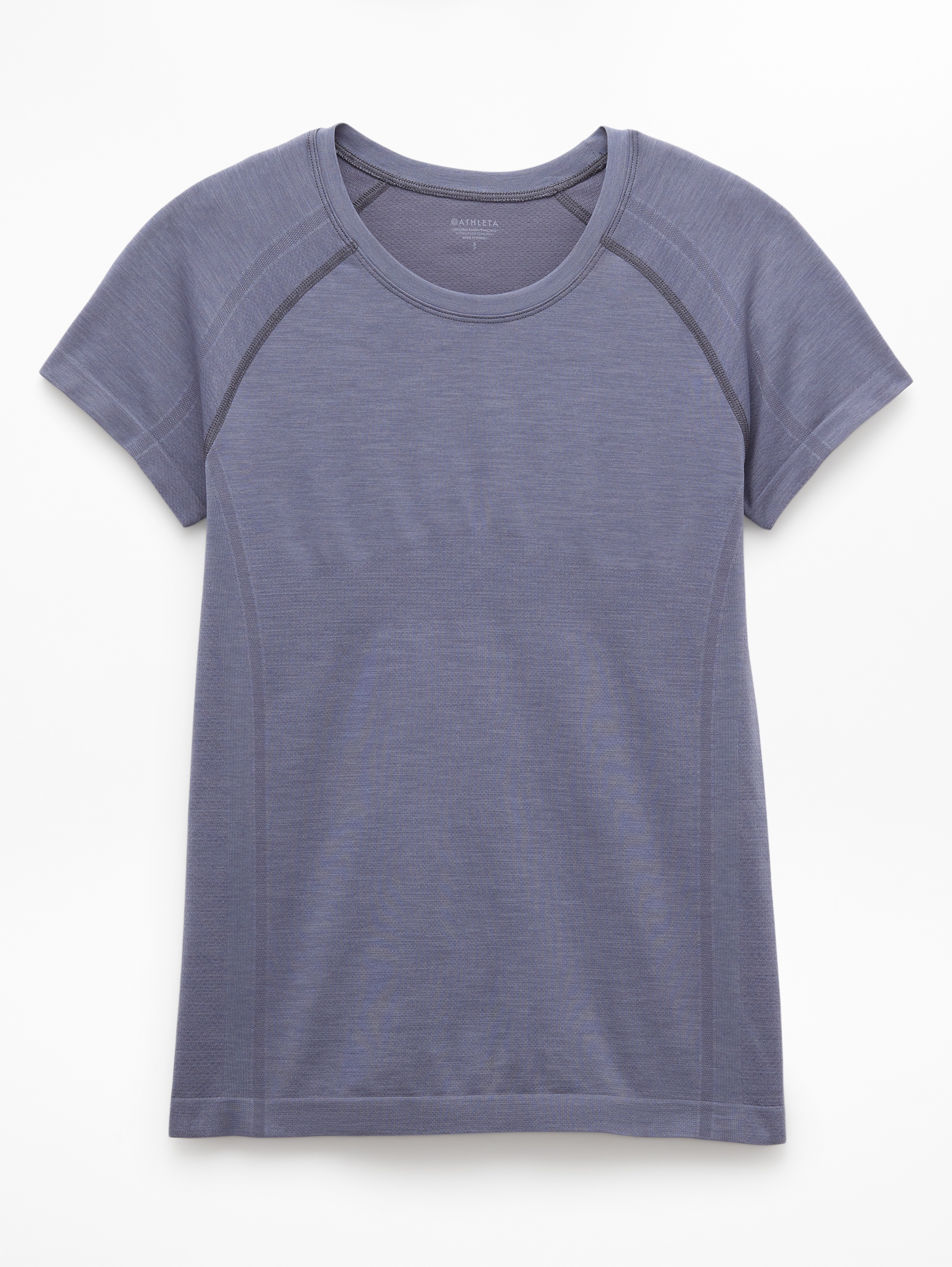Athleta Momentum Flex Tee - Gray (Slate Heather)