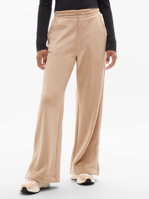 Image number 2 showing, Athleta Girl Cozy Rib Wide Leg Pant