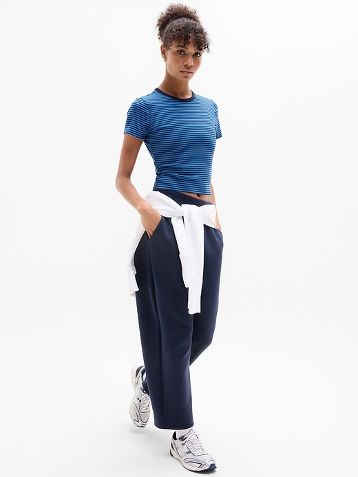 Image number 2 showing, Signature Rib Crop Tee