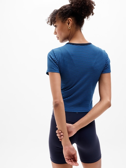 Image number 3 showing, Signature Rib Crop Tee