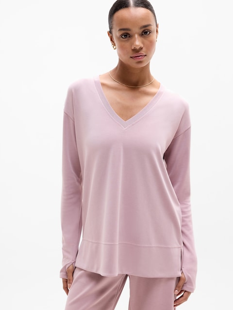 Seasoft V Neck Sweatshirt
