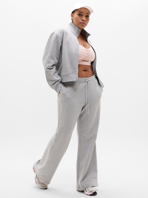 Image number 5 showing, Forever Fleece Mid Rise Flare Pant