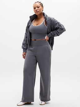 Venice High Rise Wide Leg Pant - Gray - image 4